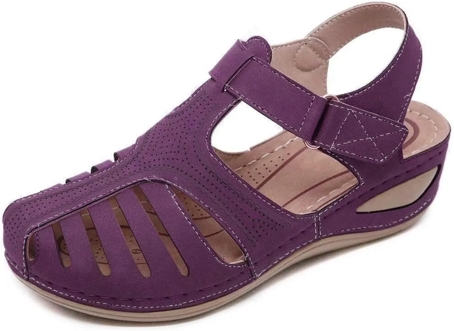 SBGMoSJ Ortho Dressy Sandals for Women Womens Orthopedic Flip Flops Wide Womens Summer Shoes White Women Comfort Sandals Walking Shoes Women Office Comfortable Sandals Women Huarache