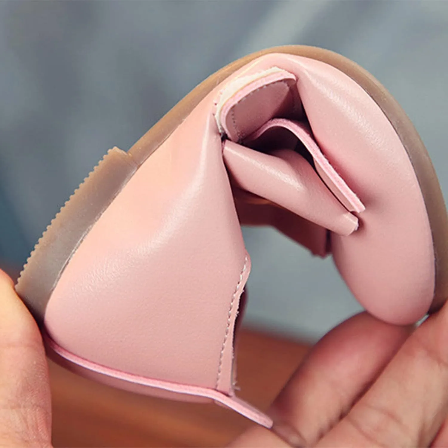 Size 1 Girls Boots Fashion Autumn Girls Casual Shoes Flat Light Hook Loop Solid Color Bow Simple Kids All Purpose Boots