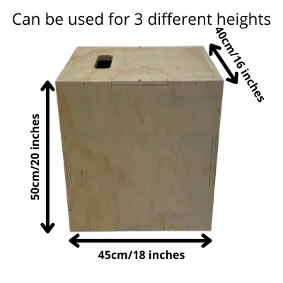 SMALL PLYOMETRIC WOODEN JUMP BOX