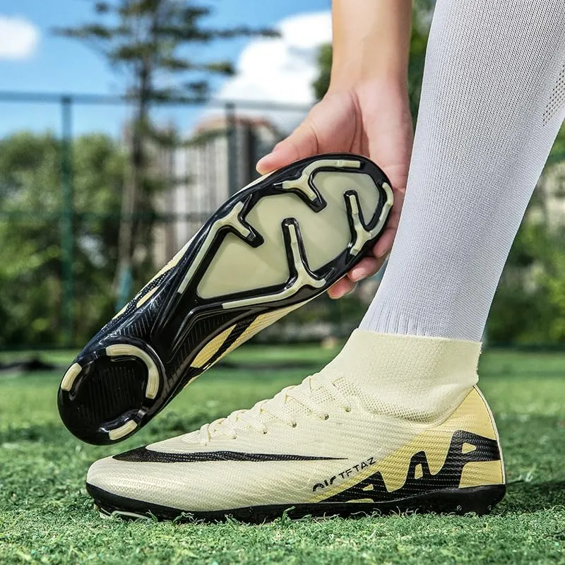 Soccer Cleats for Mens Womens Indoor Soccer Shoes Adult AG FG TF Football Boots Wide Training Sneaker