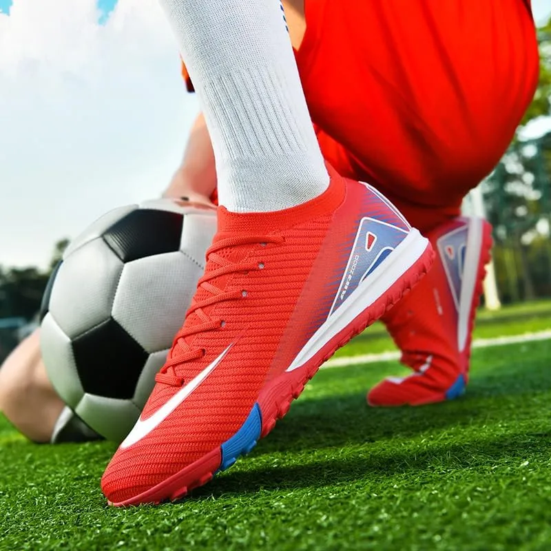 Soccer Cleats for Mens Womens Indoor Soccer Shoes Adult AG FG TF Football Boots Wide Training Sneaker