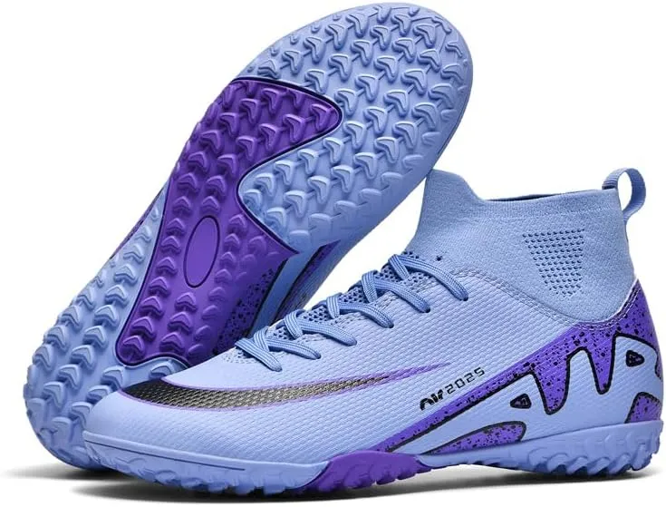 Soccer Cleats for Mens Womens Indoor Soccer Shoes Adult AG FG TF Football Boots Wide Training Sneaker