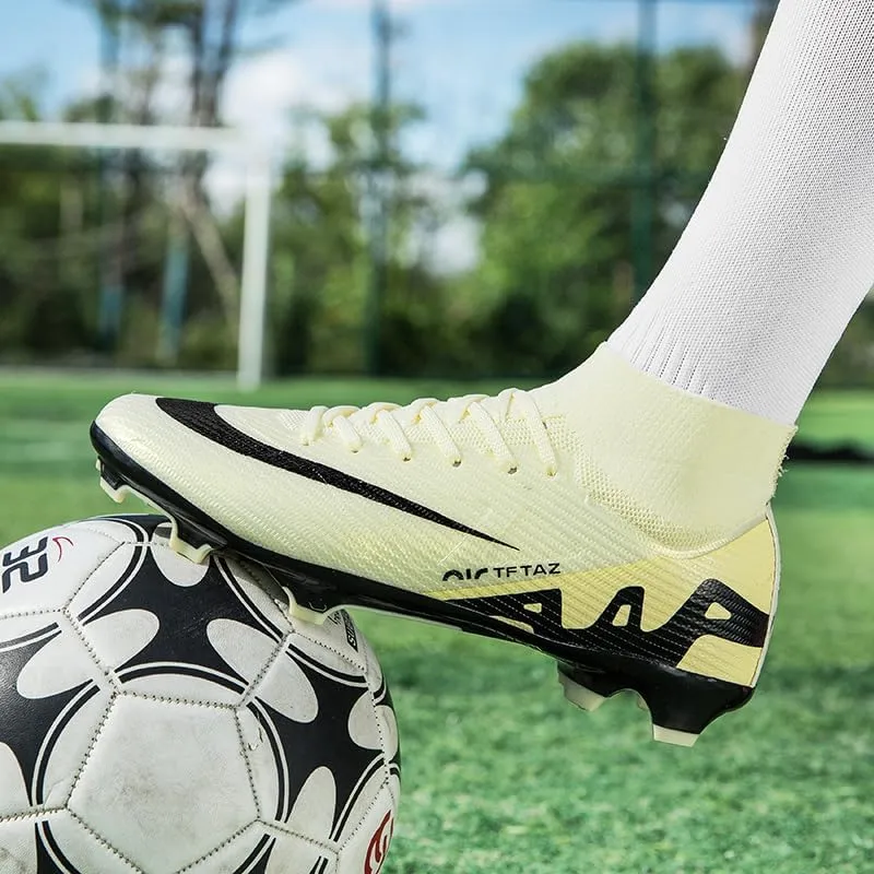 Soccer Cleats for Mens Womens Indoor Soccer Shoes Adult AG FG TF Football Boots Wide Training Sneaker