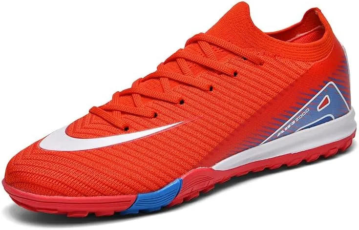 Soccer Cleats for Mens Womens Indoor Soccer Shoes Adult AG FG TF Football Boots Wide Training Sneaker