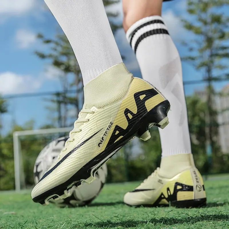 Soccer Cleats for Mens Womens Indoor Soccer Shoes Adult AG FG TF Football Boots Wide Training Sneaker