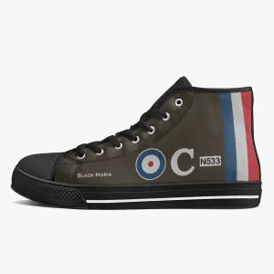 Sopwith Triplane ‘Black Maria’ High Top Canvas Shoes