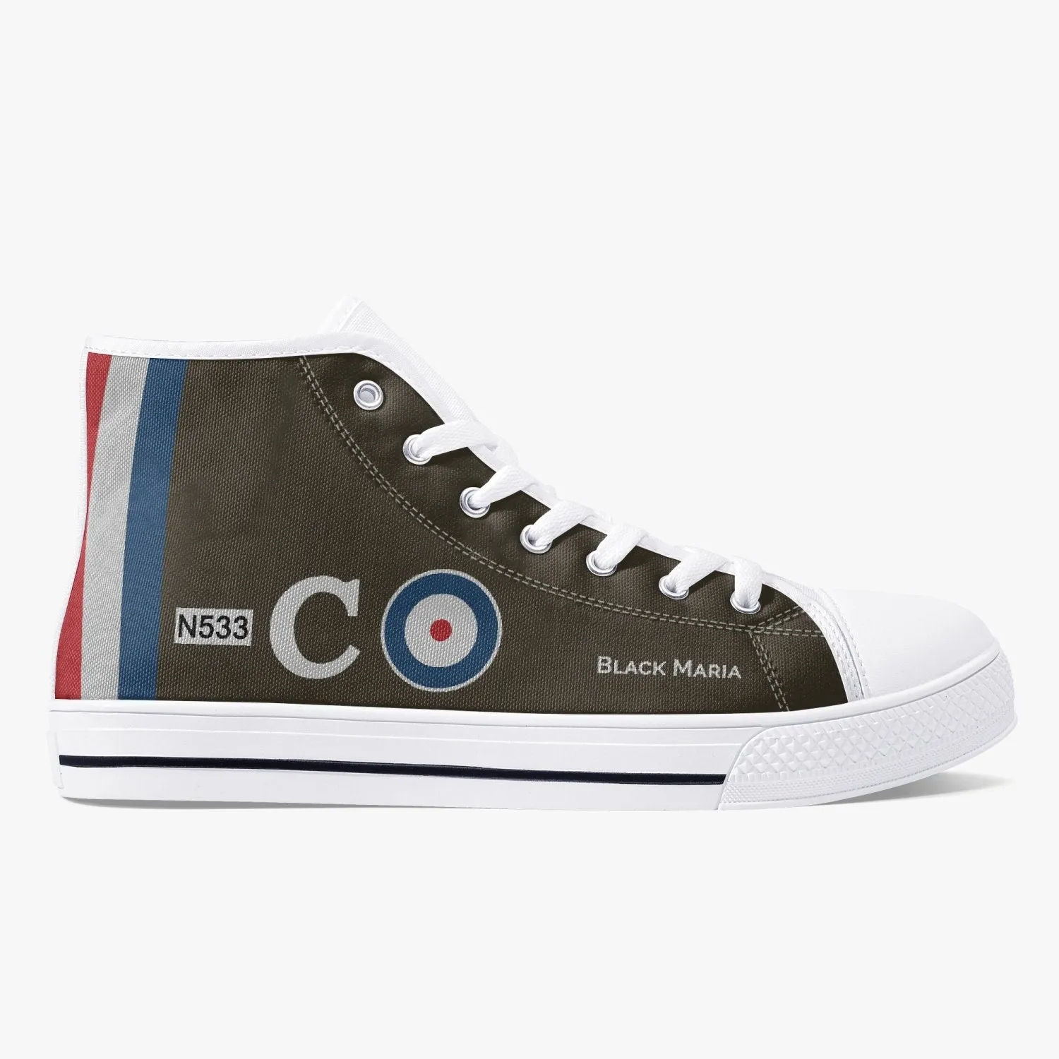 Sopwith Triplane ‘Black Maria’ High Top Canvas Shoes