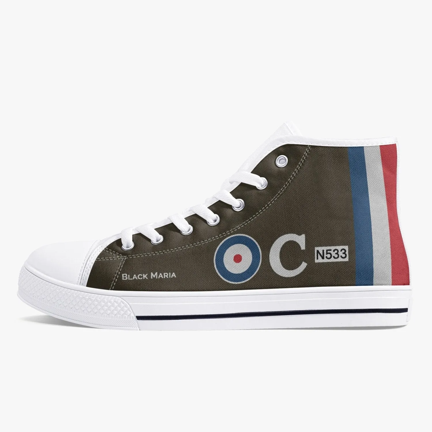 Sopwith Triplane ‘Black Maria’ High Top Canvas Shoes