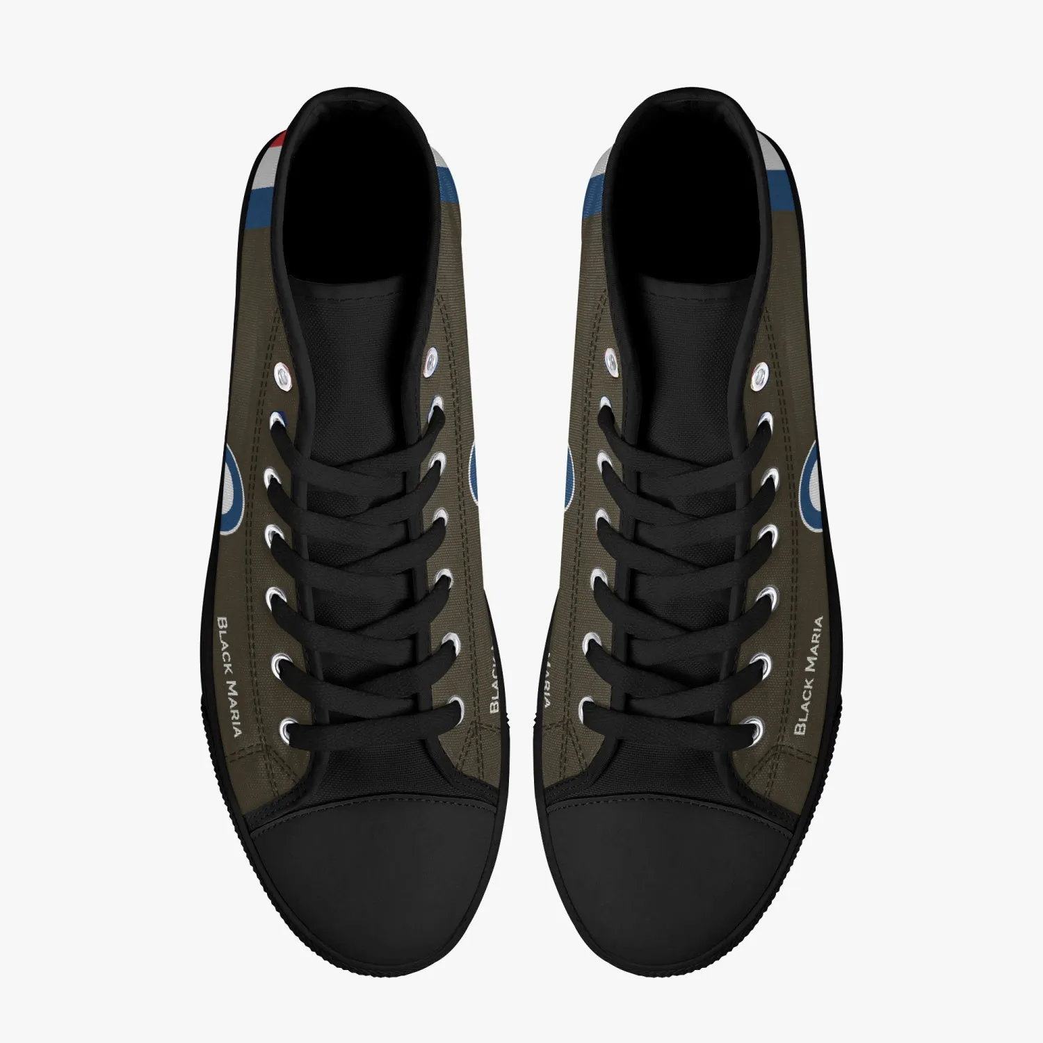 Sopwith Triplane ‘Black Maria’ High Top Canvas Shoes