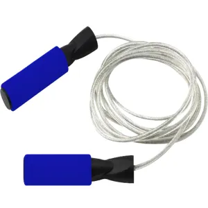 Steel Wire Skipping Rope - Blue