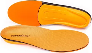 Superfeet All-Purpose High Impact Support Insoles (Orange) - Trim-To-Fit Orthotic Arch Support Shoe Inserts - Professional Grade