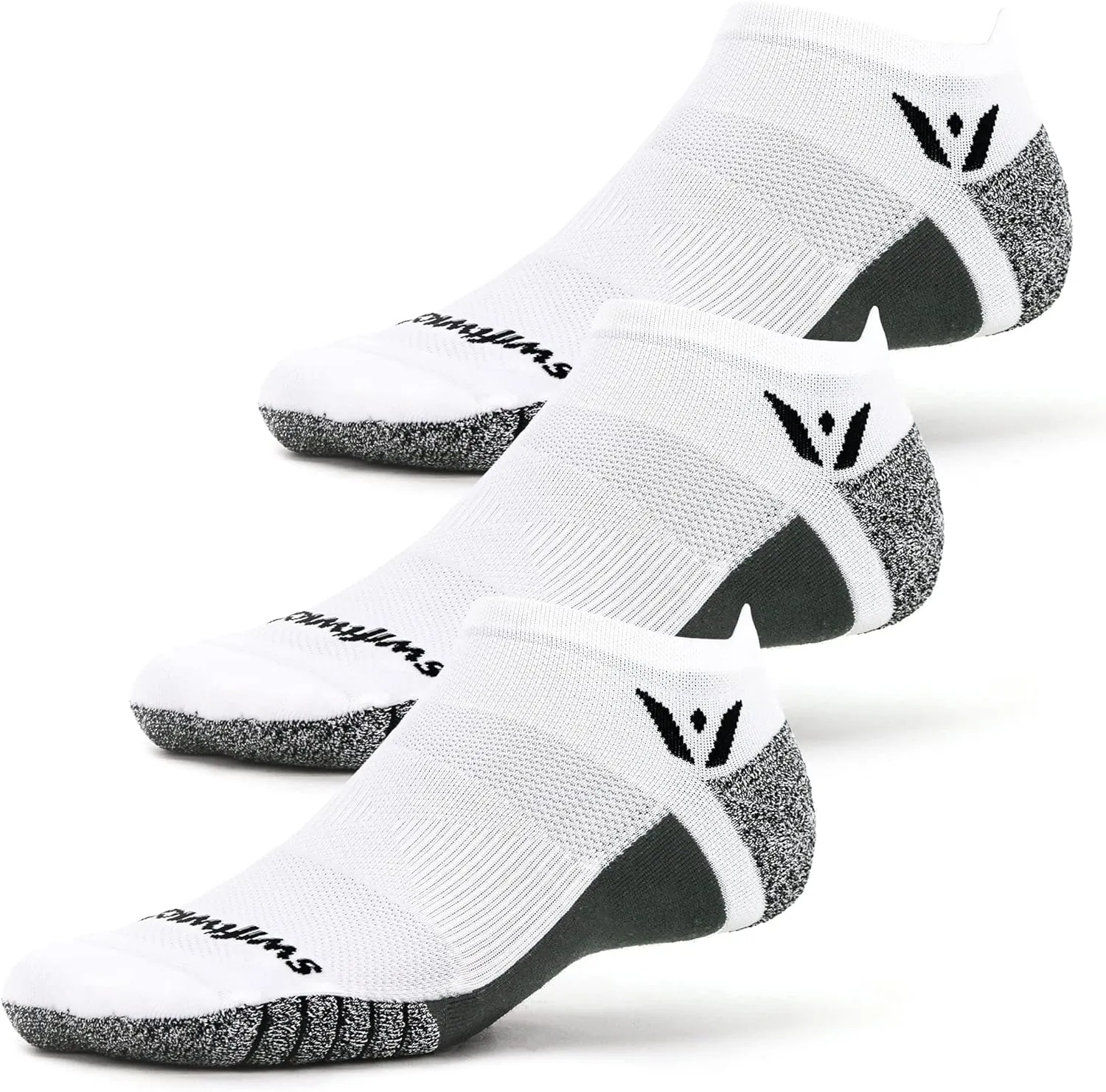Swiftwick- FLITE XT No Show Non-Slip Running Socks, Golf Socks, Ultimate Stability