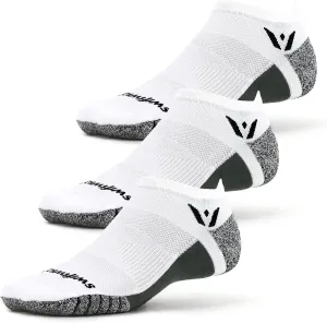 Swiftwick- FLITE XT No Show Non-Slip Running Socks, Golf Socks, Ultimate Stability