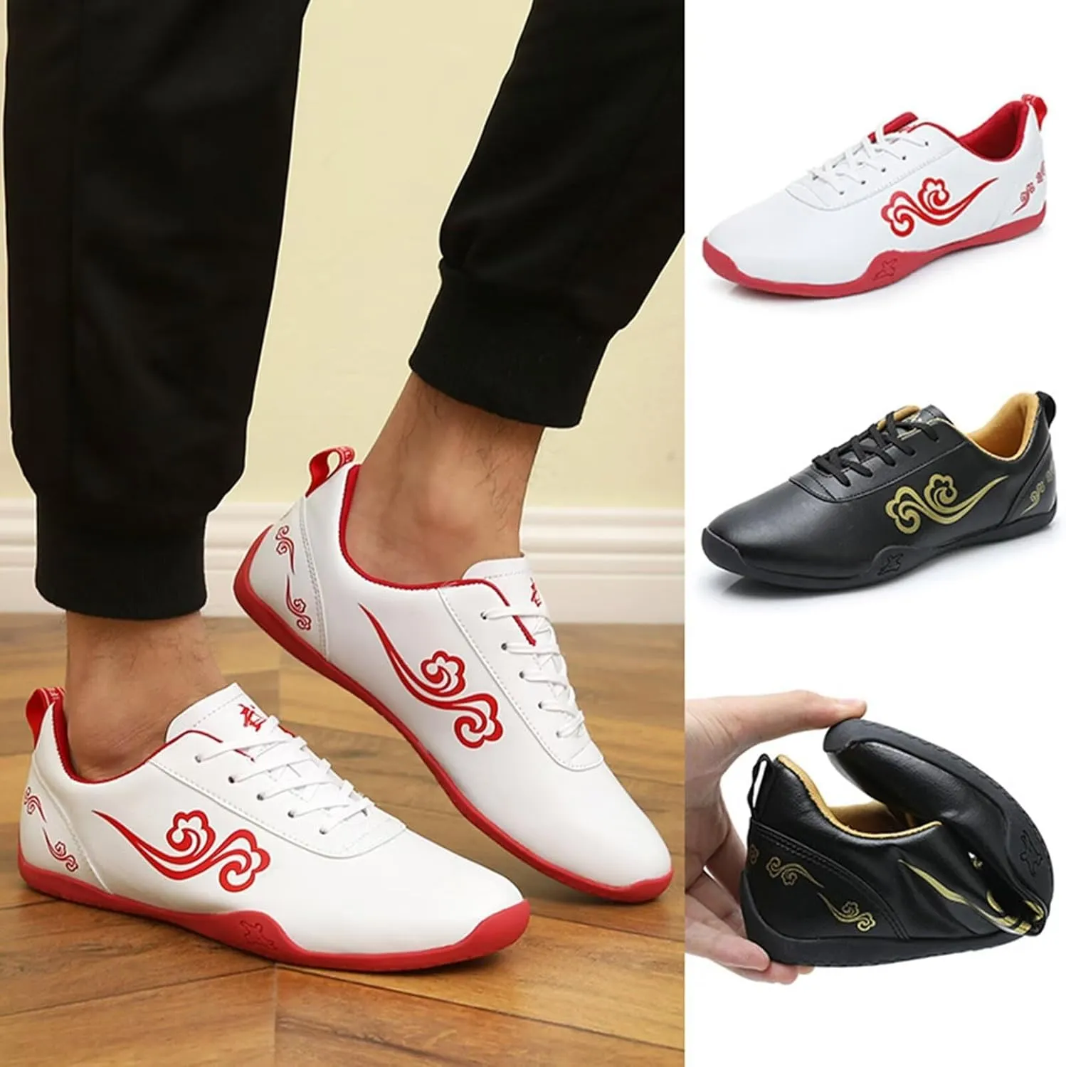 Taichi Kong Fu Shoes Breathable Martial Arts Shoes Boxing Karate Taekwondo Training Shoes for Taekwondo Gym