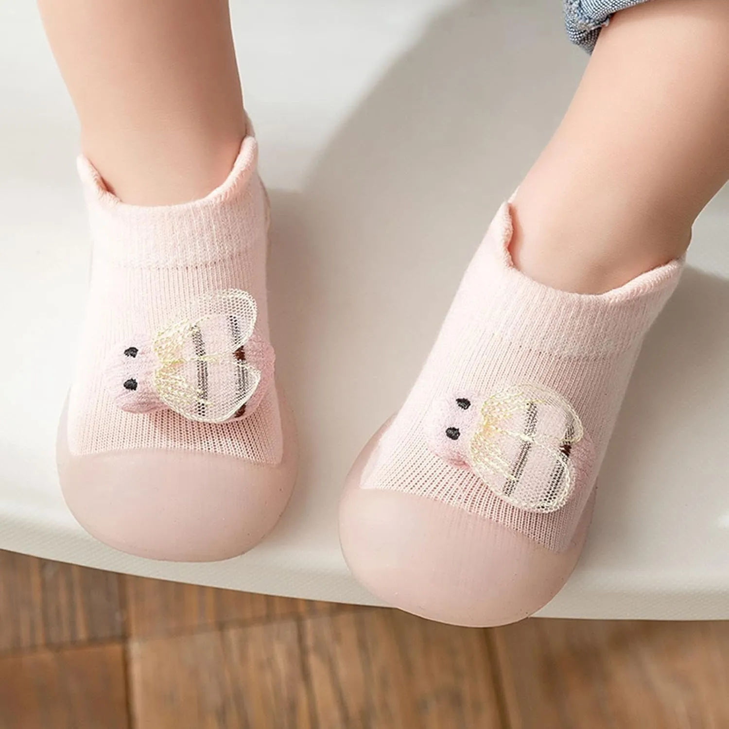 Tennis Shoes Girls Size 5 Infant Toddler Shoes Little Child Socks Cute Animal Lightweight Walking Shoes Baby