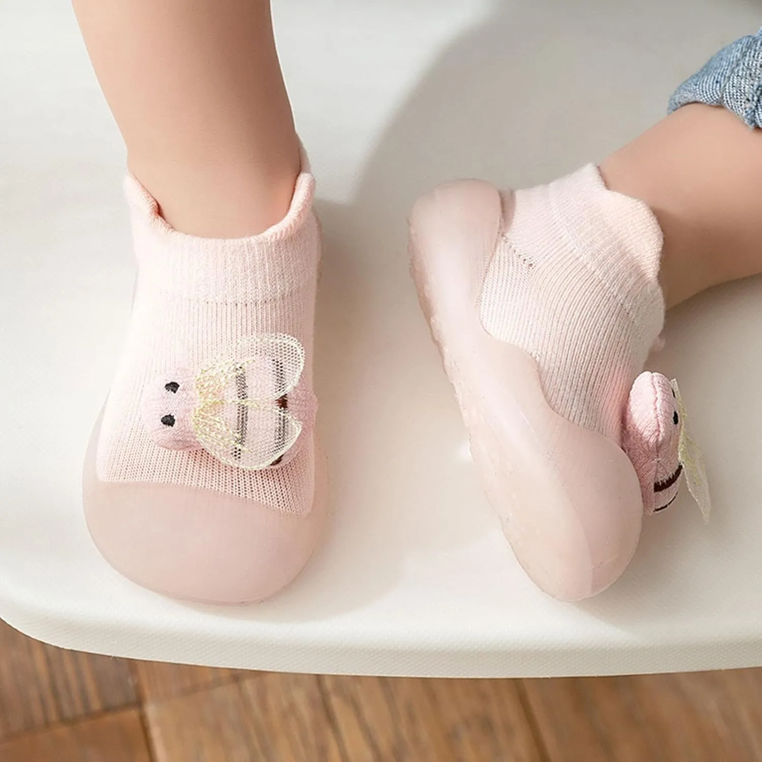 Tennis Shoes Girls Size 5 Infant Toddler Shoes Little Child Socks Cute Animal Lightweight Walking Shoes Baby