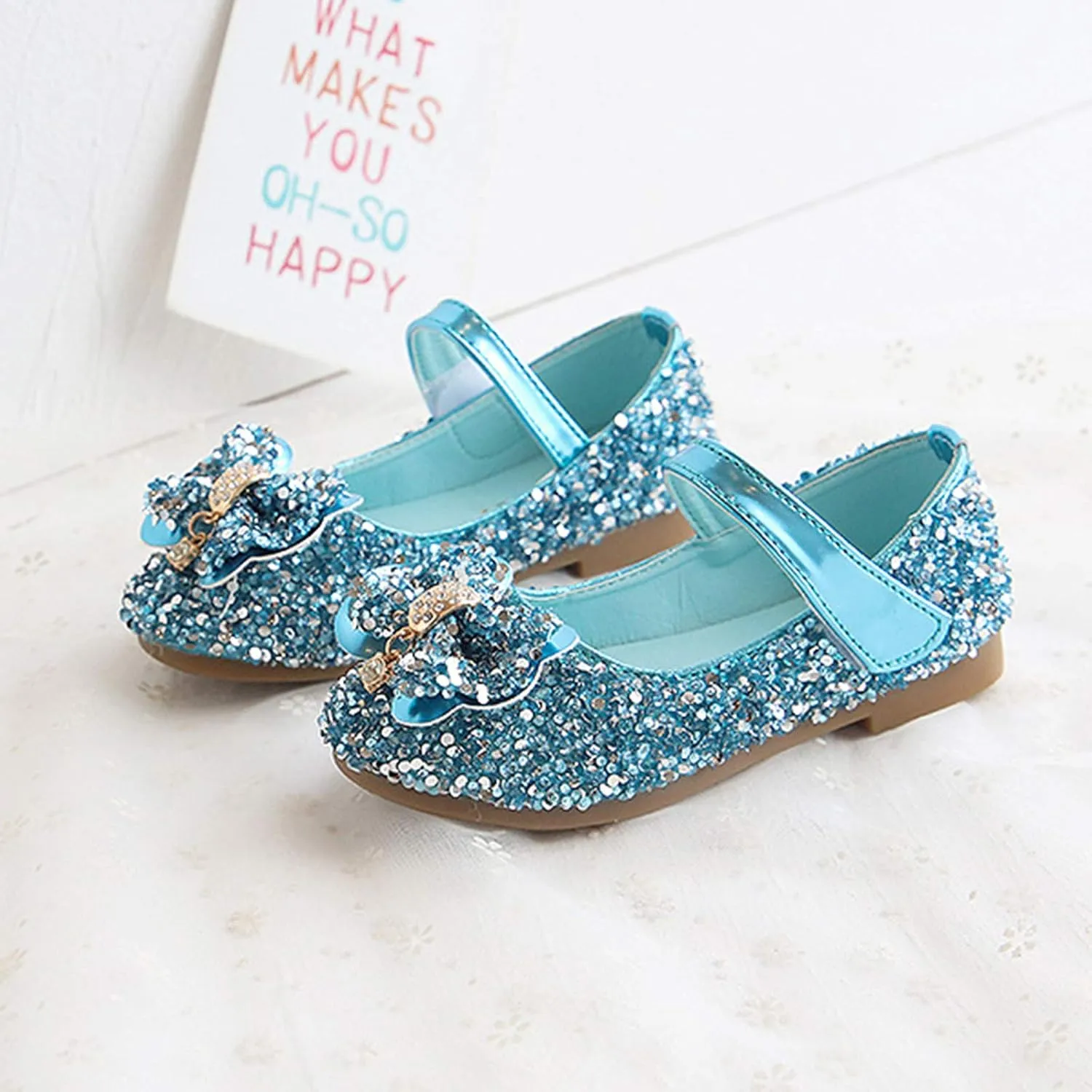 Tennis Shoes Little Boys Toddler Sandals Bow Shoes Crystal Kids Girls Princess Non-Slip Shoes Fashion Baby Shoes Shoes for Toddlers