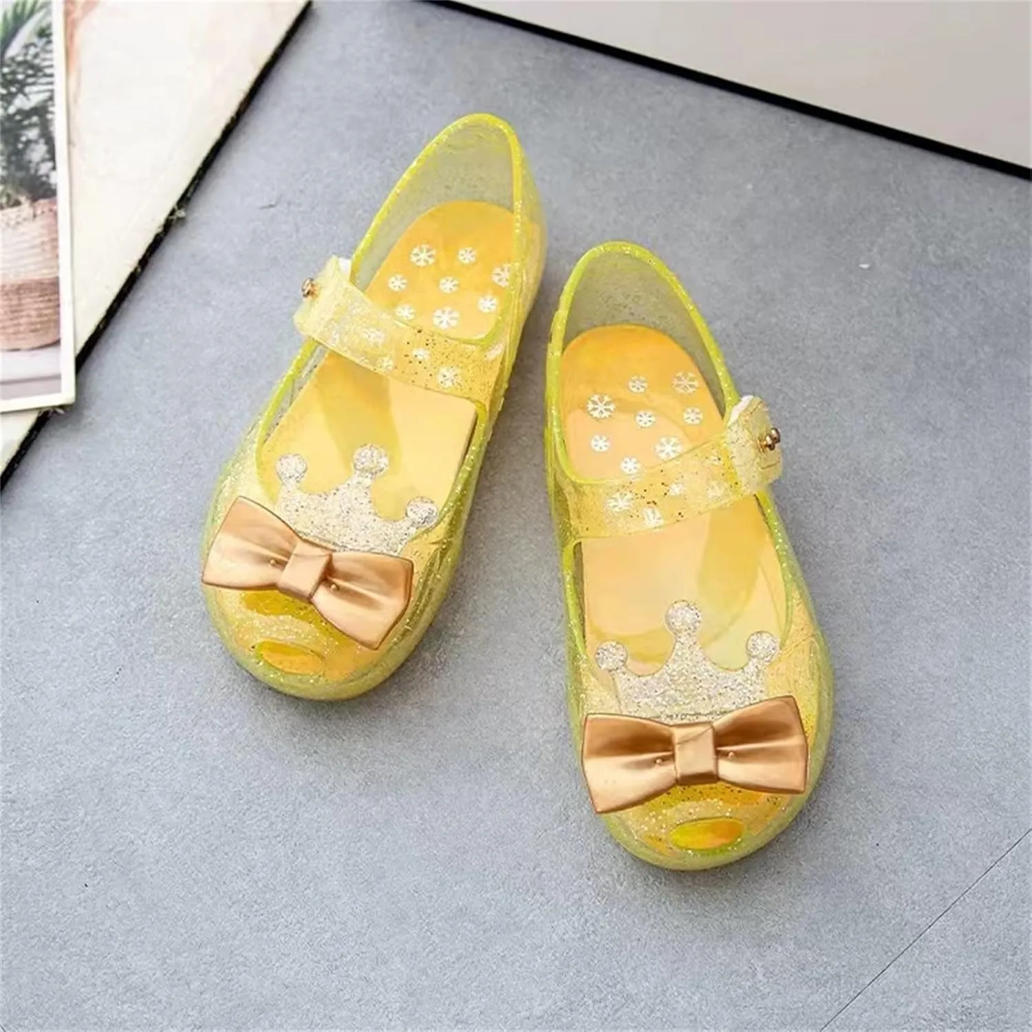 Toddler Boy Running Shoes Girls Shoes Crown Flash Diamond Crystal Soft Sole Non Slip Sandals 3 Month Infant
