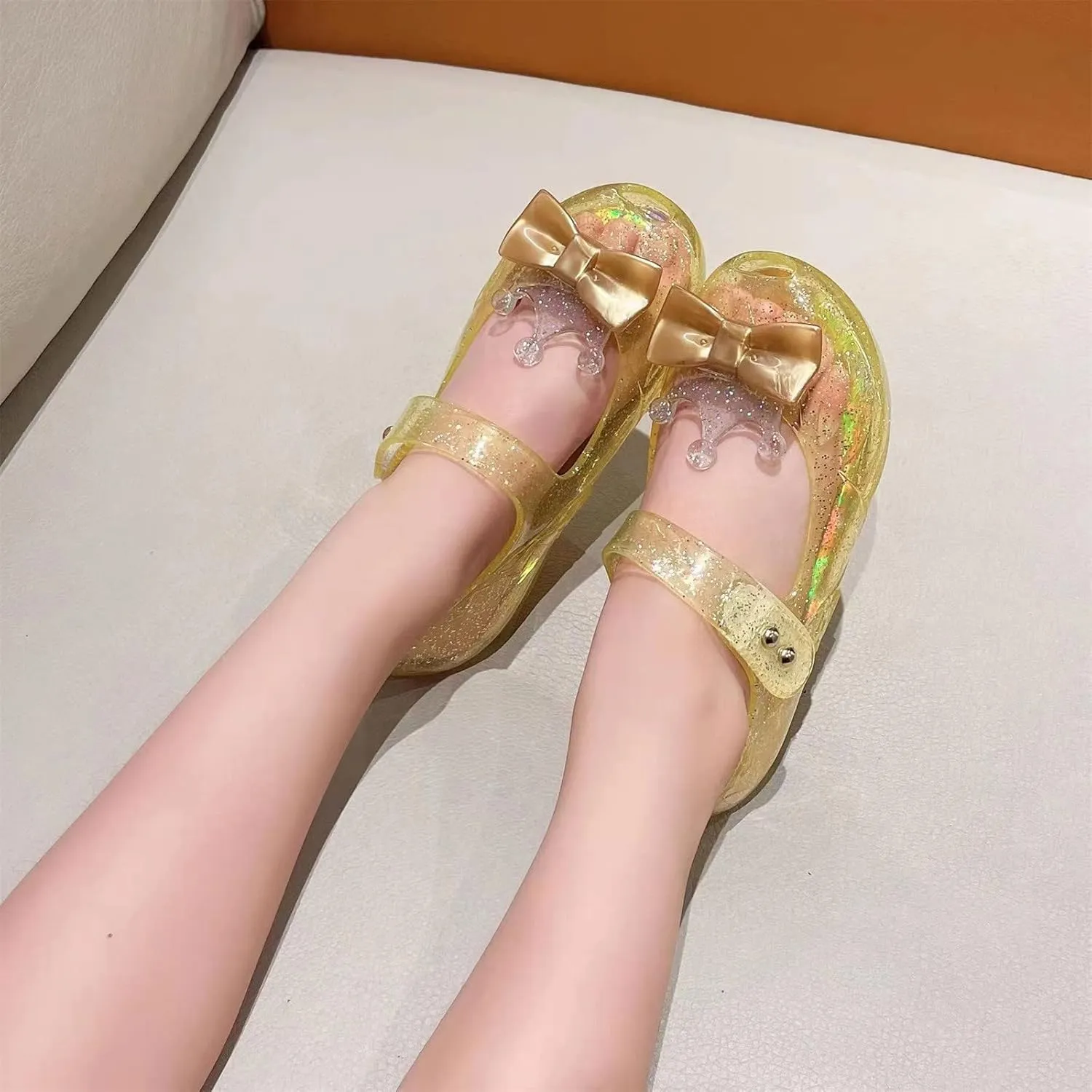 Toddler Boy Running Shoes Girls Shoes Crown Flash Diamond Crystal Soft Sole Non Slip Sandals 3 Month Infant