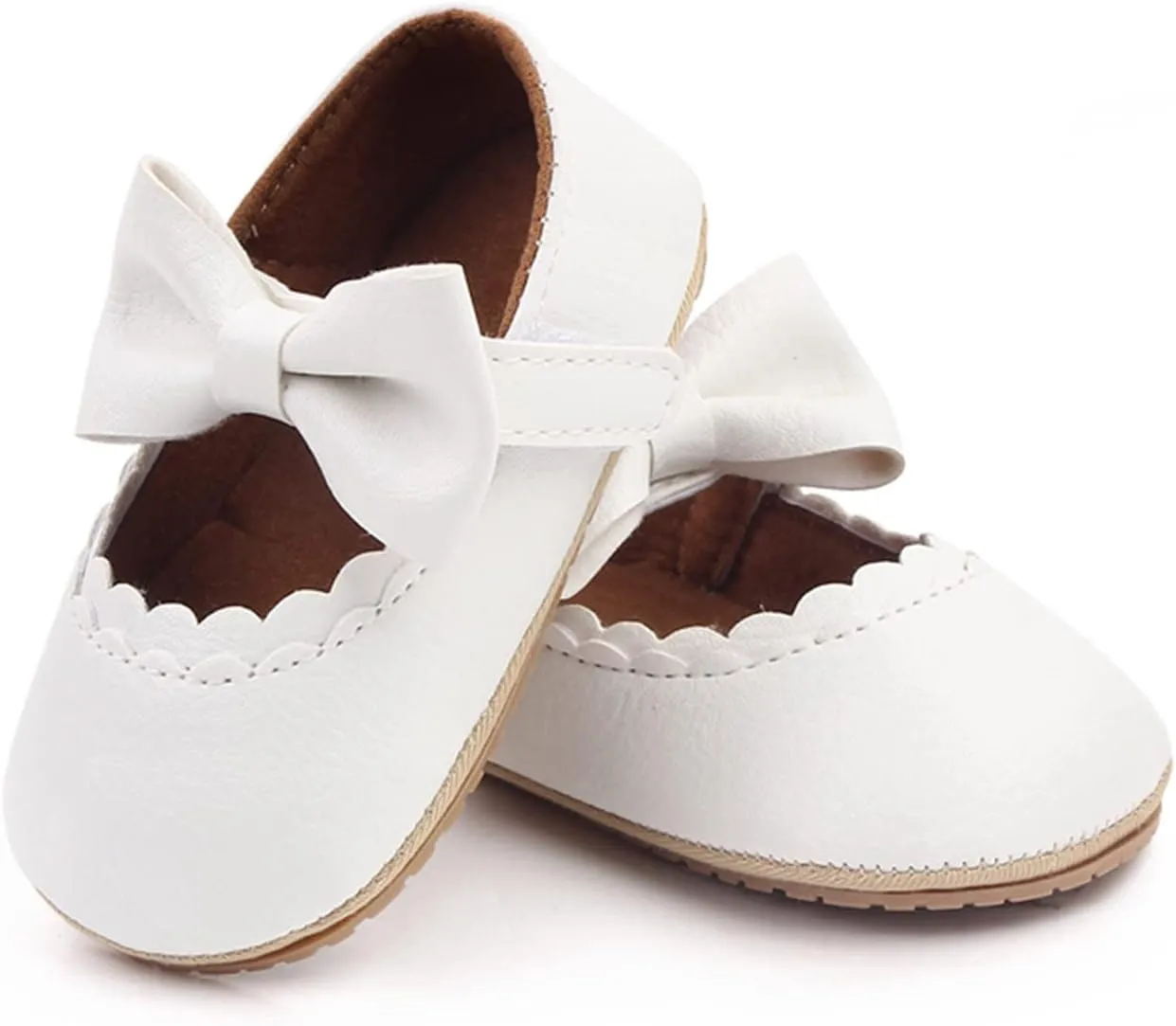 Toddler Girl Shoe Wedding Princess Crib Rubber for First Bowknot Dress Party Girls Toddler Shoes Infant Walking Shoes Sole Infant Baby Boots Size 4 Toddler Boots
