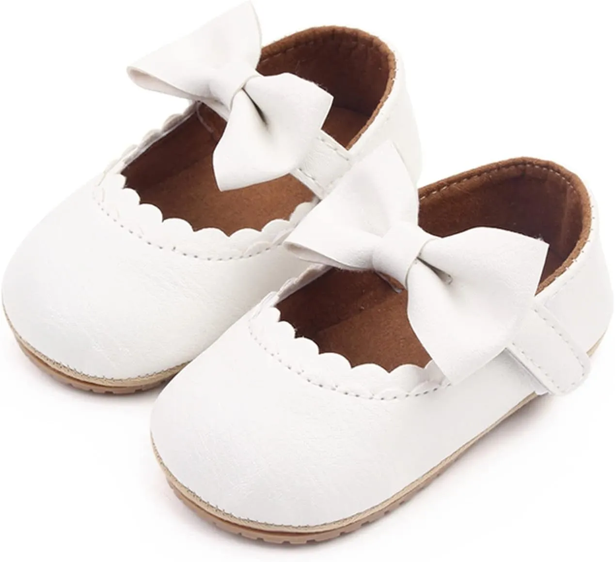 Toddler Girl Shoe Wedding Princess Crib Rubber for First Bowknot Dress Party Girls Toddler Shoes Infant Walking Shoes Sole Infant Baby Boots Size 4 Toddler Boots