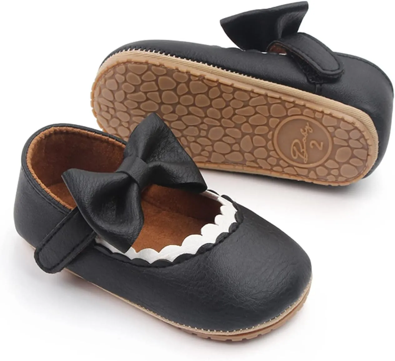 Toddler Girl Shoe Wedding Princess Crib Rubber for First Bowknot Dress Party Girls Toddler Shoes Infant Walking Shoes Sole Infant Baby Boots Size 4 Toddler Boots