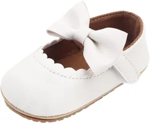 Toddler Girl Shoe Wedding Princess Crib Rubber for First Bowknot Dress Party Girls Toddler Shoes Infant Walking Shoes Sole Infant Baby Boots Size 4 Toddler Boots