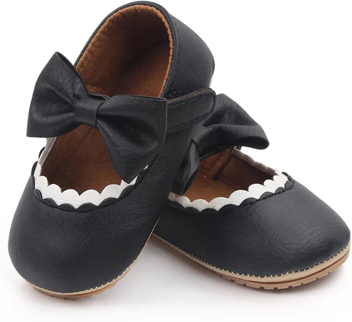 Toddler Girl Shoe Wedding Princess Crib Rubber for First Bowknot Dress Party Girls Toddler Shoes Infant Walking Shoes Sole Infant Baby Boots Size 4 Toddler Boots