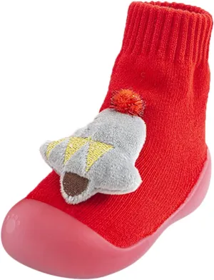 Toddler Wrestling Shoes Christmas Infant Baby Toddler Boys Girls Cartoon Ears Floor Socks Non 5t Girl Slippers