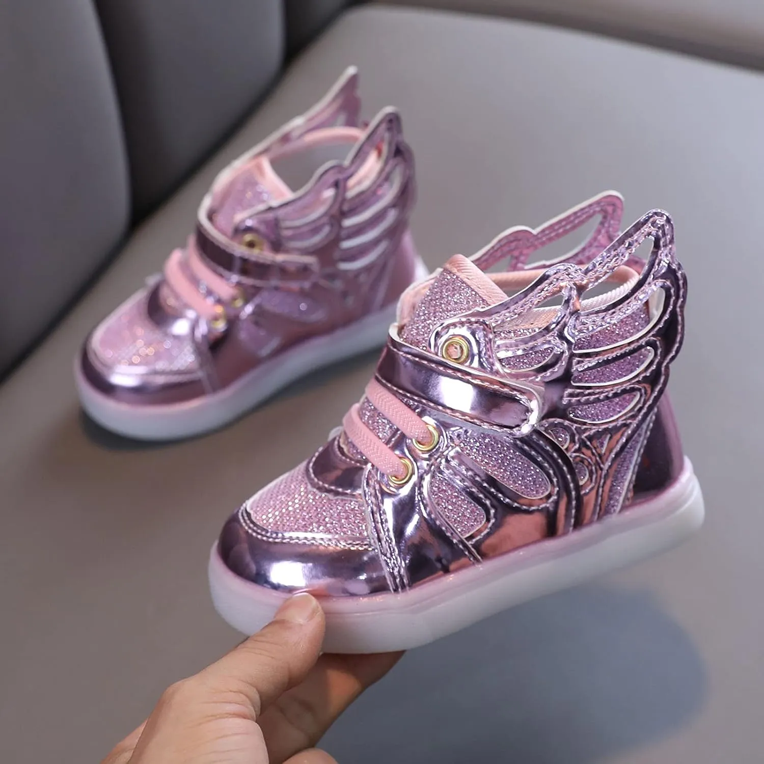 Toddlers Shoes Size 6 Bling Children Luminous Girls Light Led Kids Baby Shoes Sport Baby Baby Girl Slip Shoes