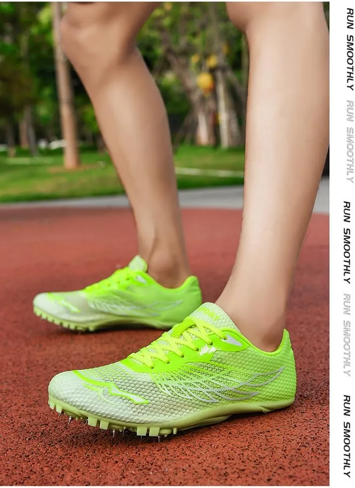 Track & Field Spikes Breathable Racing, Jumping, & Running Shoes for Men, Women, Boys, & Girls