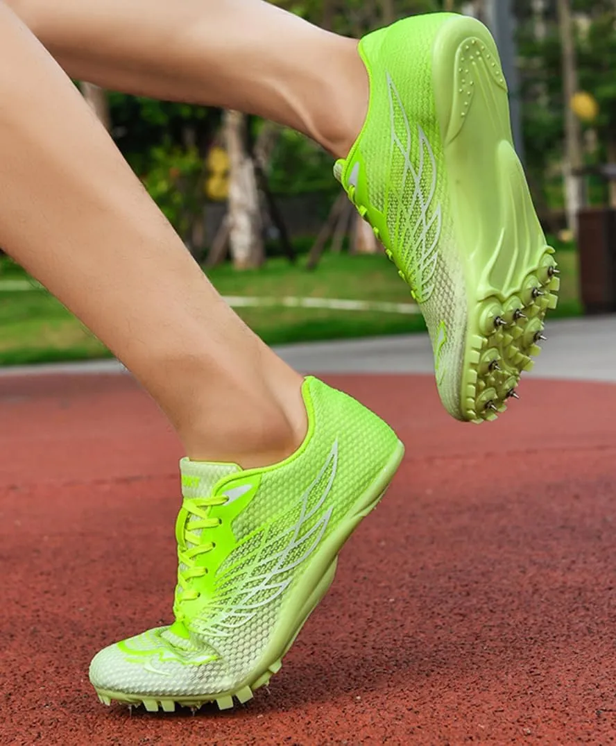 Track & Field Spikes Breathable Racing, Jumping, & Running Shoes for Men, Women, Boys, & Girls