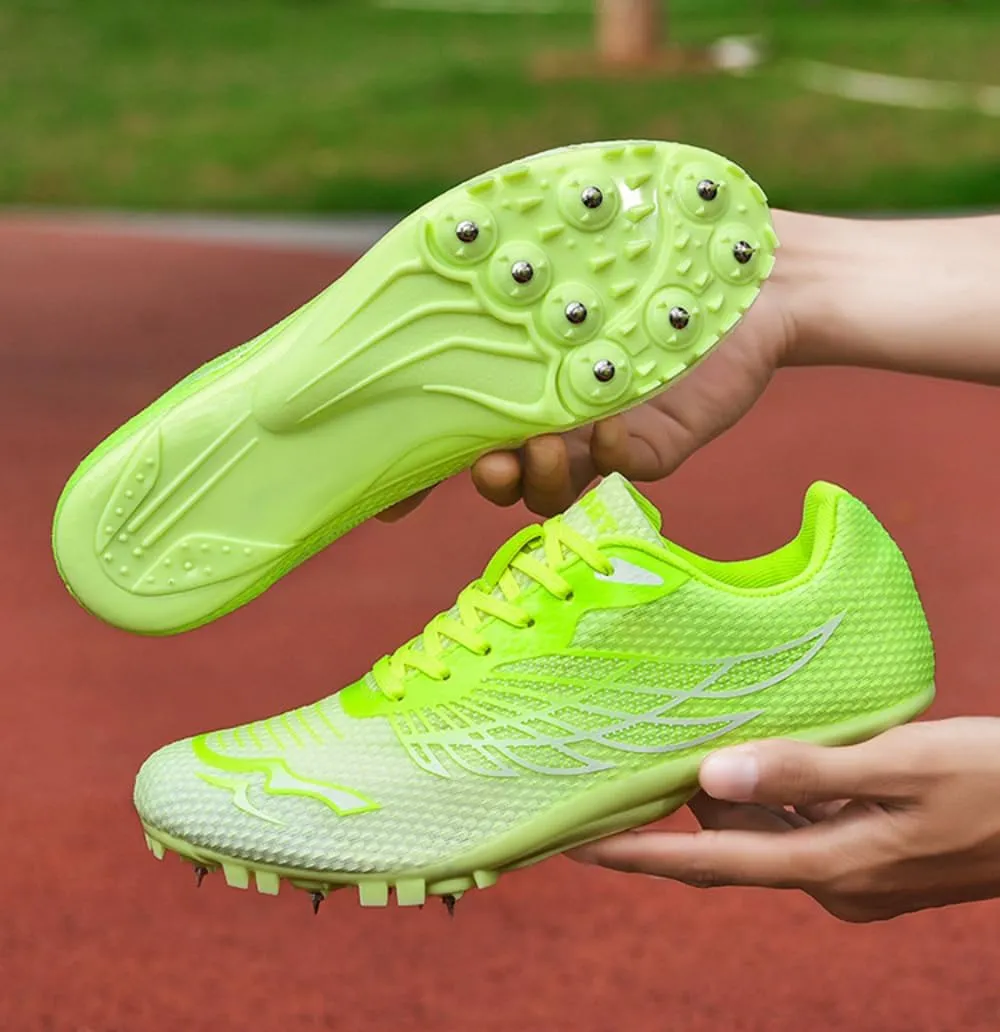 Track & Field Spikes Breathable Racing, Jumping, & Running Shoes for Men, Women, Boys, & Girls