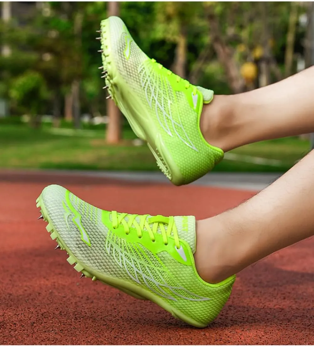 Track & Field Spikes Breathable Racing, Jumping, & Running Shoes for Men, Women, Boys, & Girls