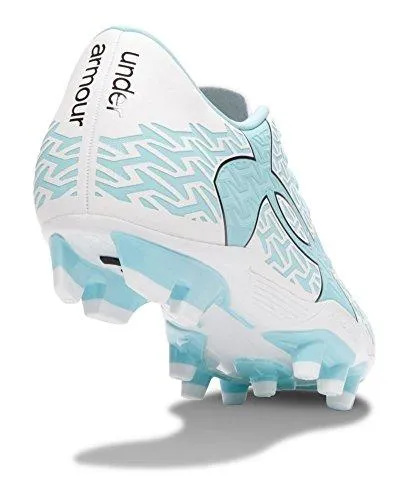 Ua Cf Force 2.0 Fg White/Black/Veneer Athletic Shoe