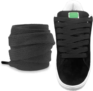 UamGlsob Fat Cotton Shoe Laces for Puma Sneakers, Flat Wide Athletic Shoelaces Replacement Strings for Skate Shoes