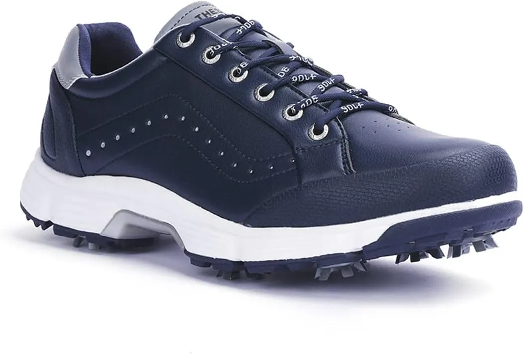 UCUZMI Golf Shoes for Men, Outdoor Waterproof Golf Sport Athletic Sneakers Anti Slip Golf Trainers