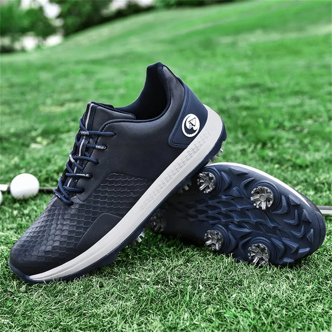 UCUZMI Golf Training Shoes for Men Outdoor Waterproof Golf Sport Sneakers Lightweight Golf Fitness Trainers