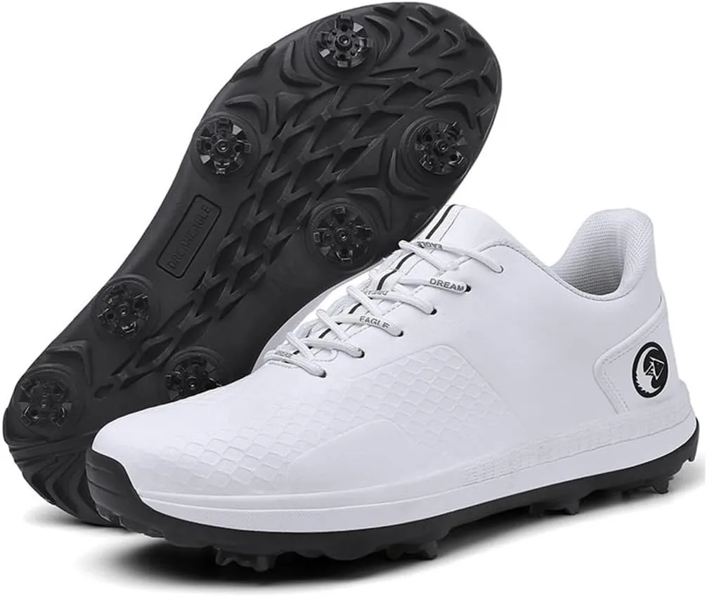 UCUZMI Golf Training Shoes for Men Outdoor Waterproof Golf Sport Sneakers Lightweight Golf Fitness Trainers
