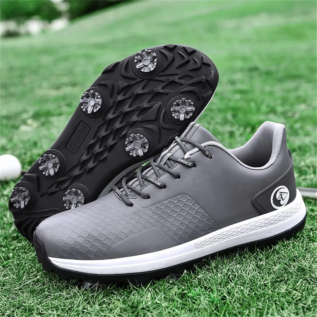 UCUZMI Golf Training Shoes for Men Outdoor Waterproof Golf Sport Sneakers Lightweight Golf Fitness Trainers