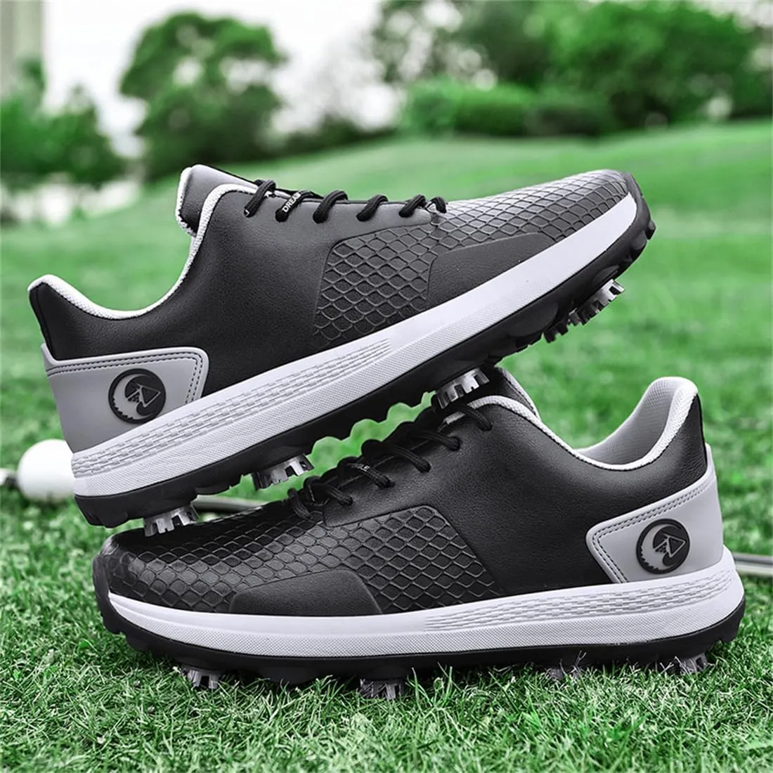 UCUZMI Golf Training Shoes for Men Outdoor Waterproof Golf Sport Sneakers Lightweight Golf Fitness Trainers