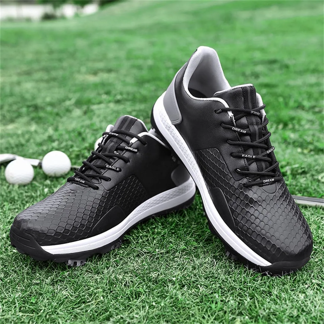 UCUZMI Golf Training Shoes for Men Outdoor Waterproof Golf Sport Sneakers Lightweight Golf Fitness Trainers