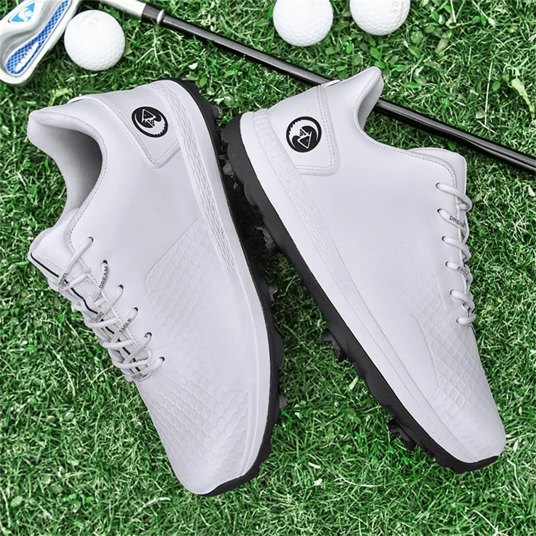 UCUZMI Golf Training Shoes for Men Outdoor Waterproof Golf Sport Sneakers Lightweight Golf Fitness Trainers