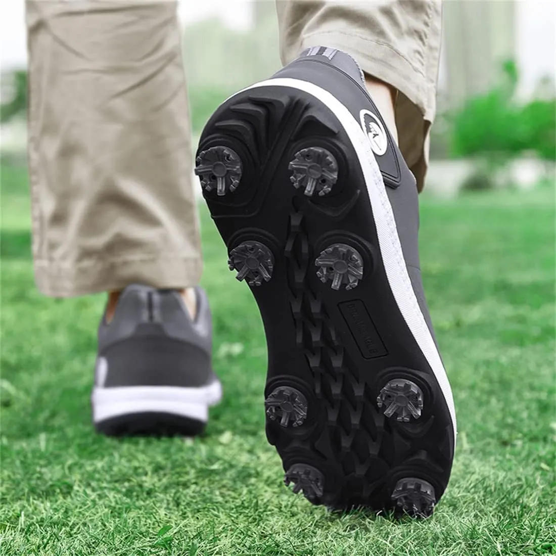 UCUZMI Golf Training Shoes for Men Outdoor Waterproof Golf Sport Sneakers Lightweight Golf Fitness Trainers