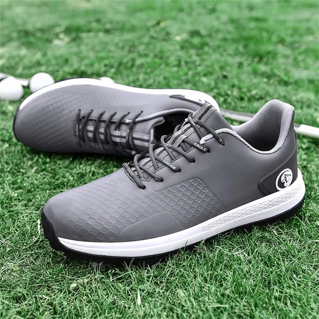 UCUZMI Golf Training Shoes for Men Outdoor Waterproof Golf Sport Sneakers Lightweight Golf Fitness Trainers
