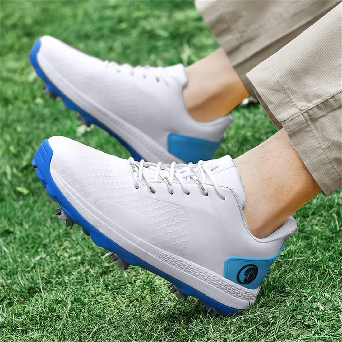 UCUZMI Golf Training Shoes for Men Outdoor Waterproof Golf Sport Sneakers Lightweight Golf Fitness Trainers