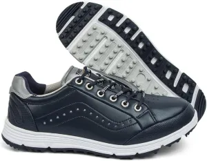 UCUZMI Men Golf Trainers, Lightweight Golfing Shoes Fashion Spikless Athletic Sneakers Outdoor Waterproof Golf Fitness Sport Shoes