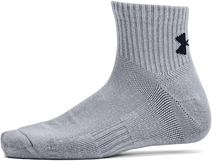 Under Armour Kids' Youth Training Cotton Quarter Socks (3 Pairs)