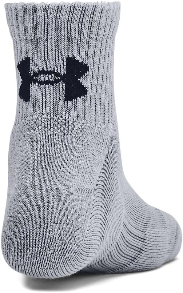 Under Armour Kids' Youth Training Cotton Quarter Socks (3 Pairs)