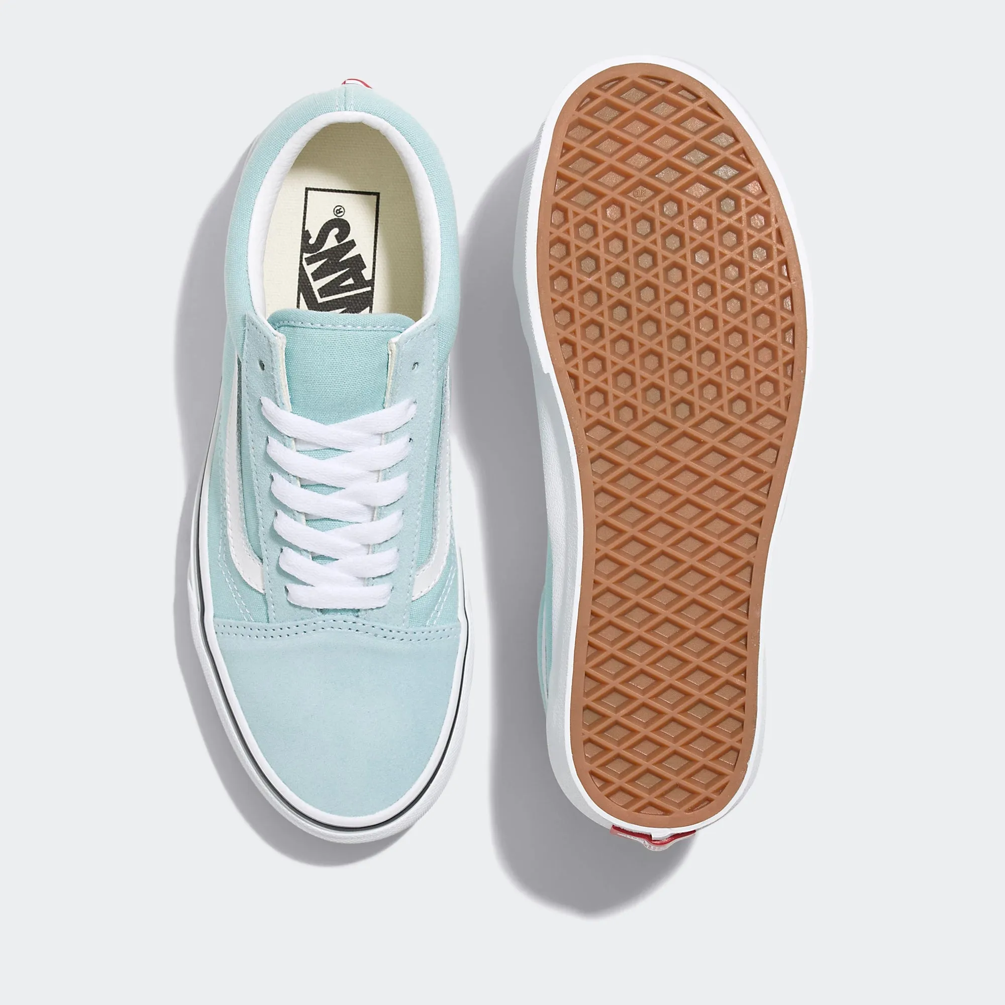 Unisex Vans Canvas Old Skool Shoes Canal Blue